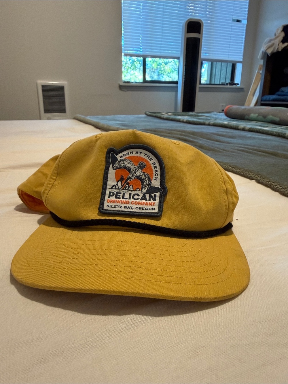 Mustard Yellow Patch Hat (Pelican Brewery)